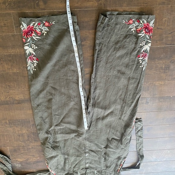 Johnny Was Bohemian LA Stevie Linen jumpsuit - Picture 7 of 14